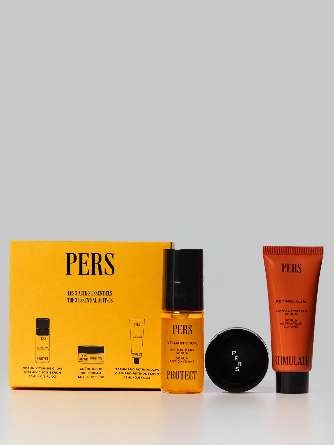 3 Essential actives set