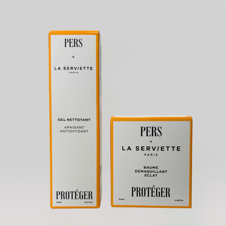 The PERS x LA SERVIETTE PARIS cleaning trio