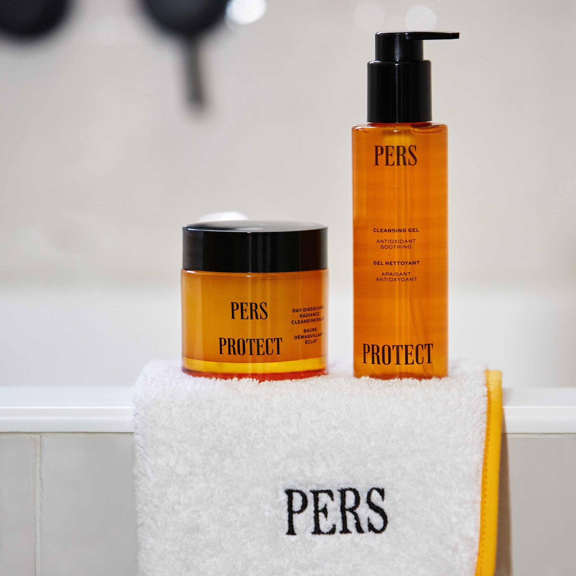 The PERS x LA SERVIETTE PARIS cleansing trio